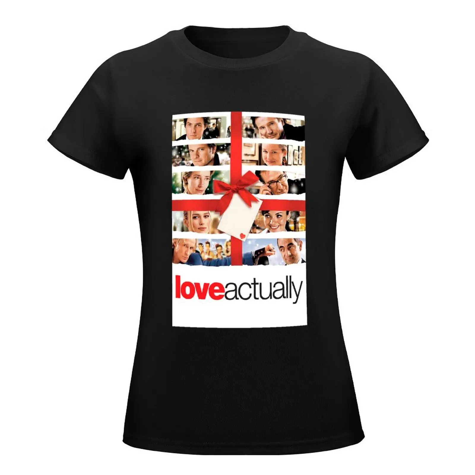 Love Actually T-Shirt tops shirts graphic tees customs design your own Women's summer blouses 2024