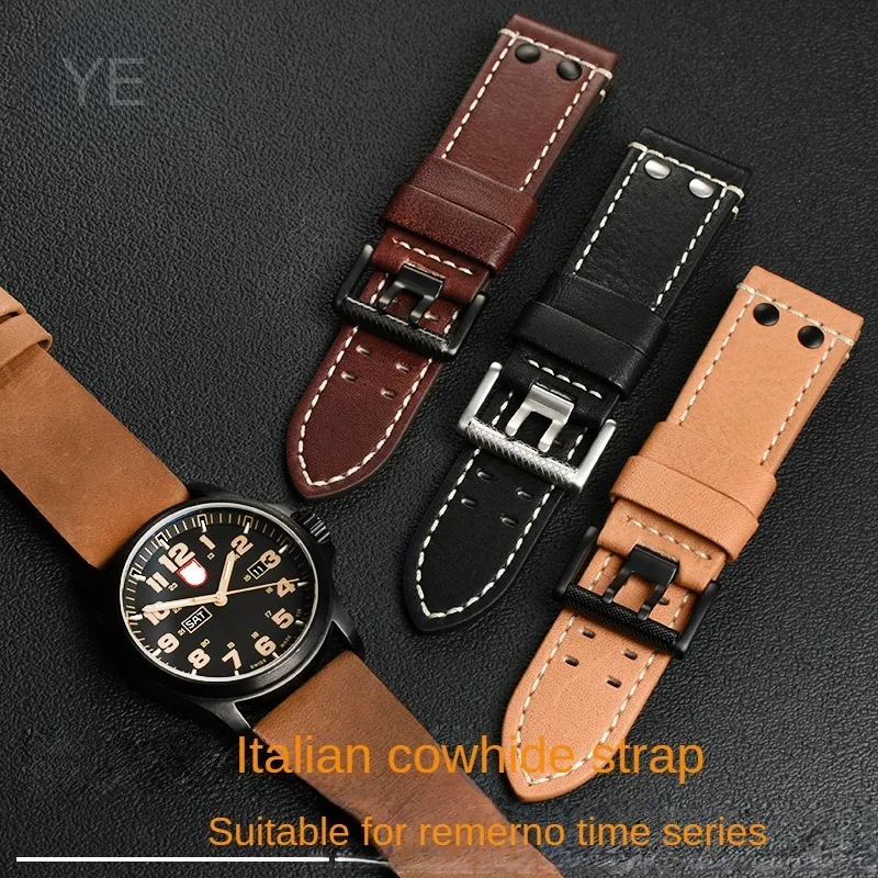 

Watch Accessories for Hamilton H760250 Khaki Aviation 20 22mm Genuine Cowhide Waterproof Breathable Strap with Good Texture