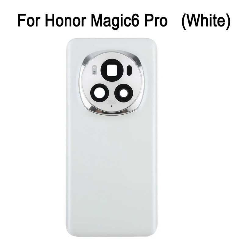 OEM غطاء خلفي للبطارية لهاتف Honor Magic6 6.78'' / Honor Magic6 Pro 6.80'' بوصة، غطاء خلفي مع جزء استبدال إطار عدسة الكاميرا