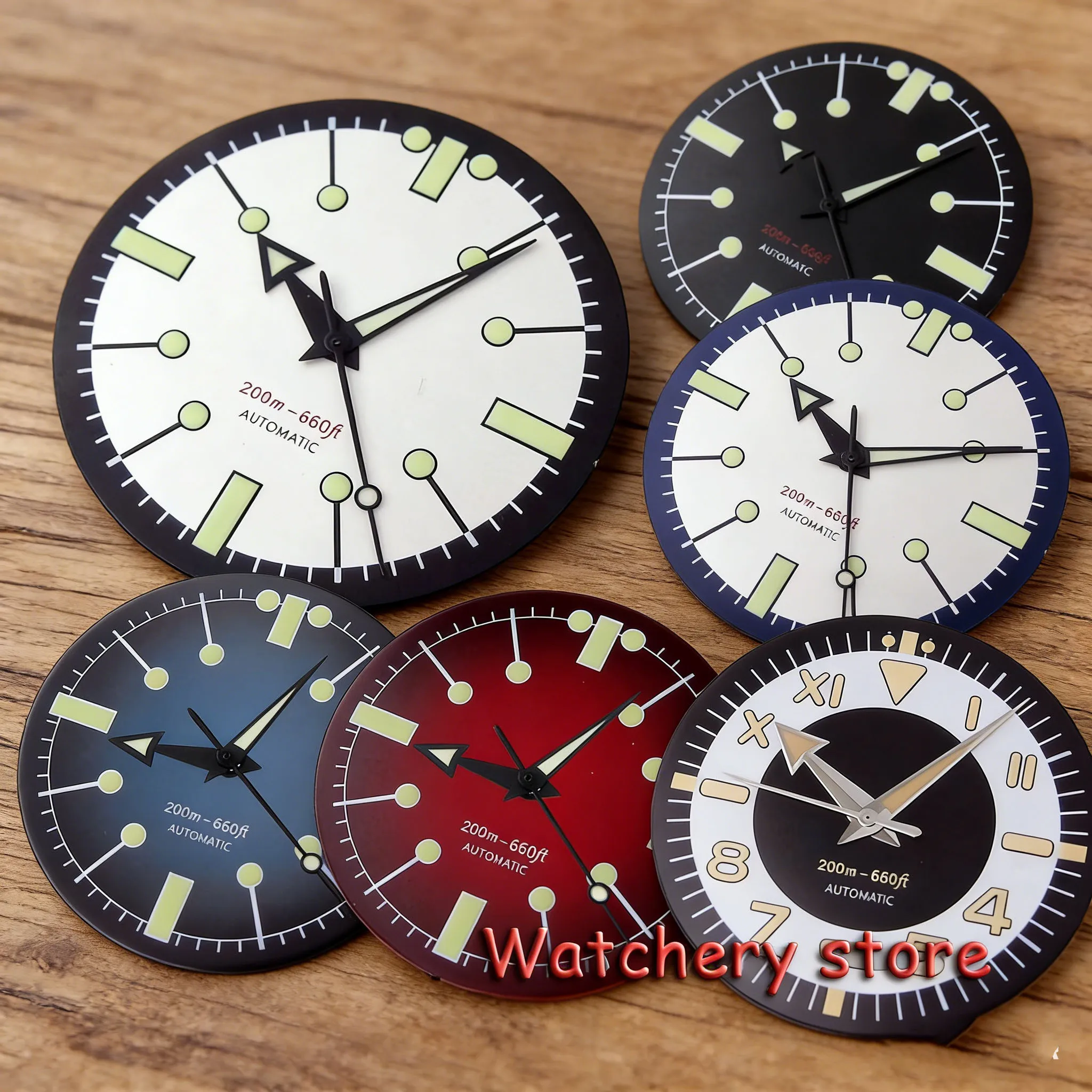 

Циферблат для часов 31 мм с люминесцентными стрелками, подходит для автоматических механизмов NH35, NH36, ETA2824, PT5000, для дайверских часов, высококачественные запчасти для часов