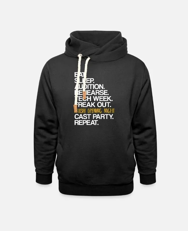

Drama Production Cycle Cotton Printed Hoodie A Must Have for Theater Geeks This Cotton Hoodie Combines Comfort