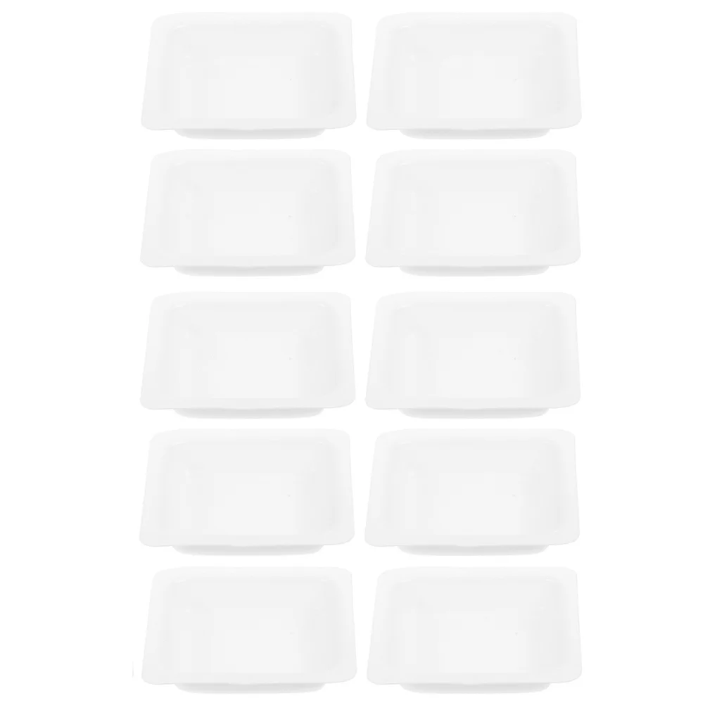 

10pcs Weighing Plates 100Ml Plastic Reusable Sample Trays For Lab Balance Microwave Moisture Analyzer Lightweight Durable