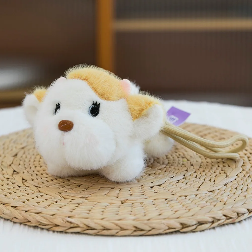 

Creative Little Bear Animal Doll Pendant Rabbit Mouse Cat Plush Toy Keychain Comfort Cartoon Dog Plush Doll Keychain Home Decor
