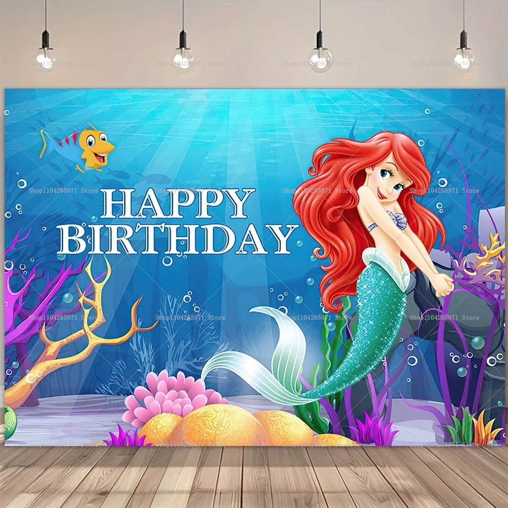 The Little Mermaid Theme Backd - Baby Food Plan recension och pris