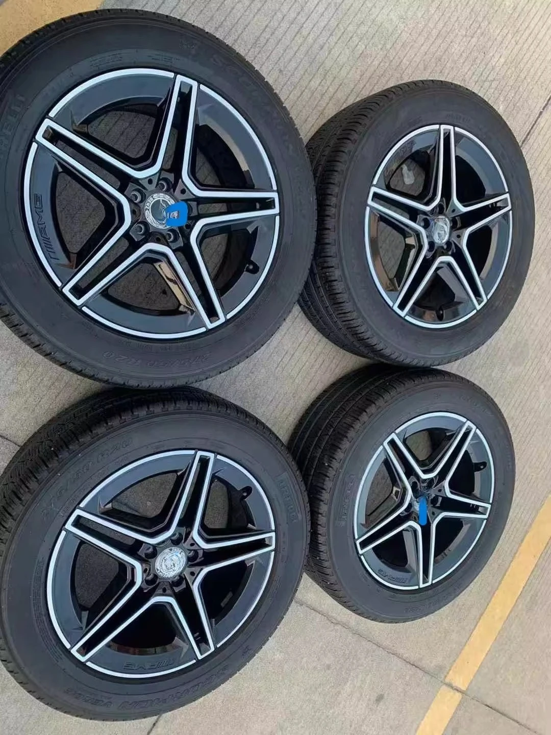 High Quality 20-Inch for Mercedes-Benz GLE450 Wheel Hubs Original Second-Hand Disassembled Parts Set of Wheels Passenger Car