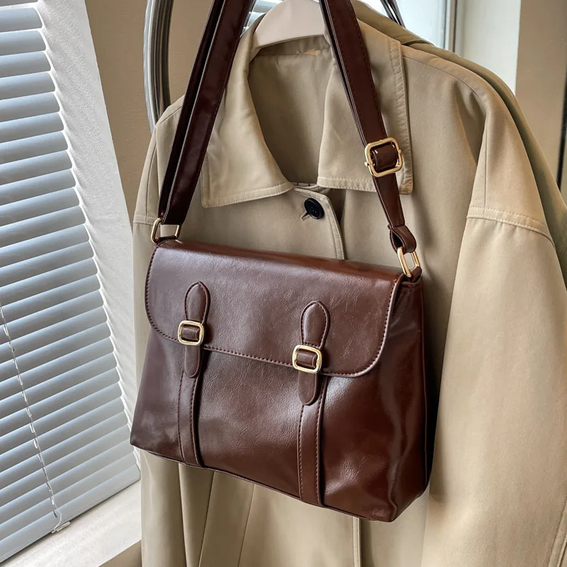 Sac à Main à Bandoulière Bergame pour Femme, Décontracté, de Haute Qualité, de Luxe, à Proximité, Y2k