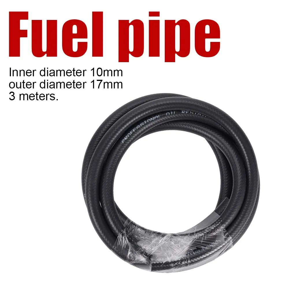 

Ened Oil-Resistant Fuel Hose 10mm Inner Diameter 17mm Outer Diameter Dia Corrugated Bellow Conduit Cable Tube Tubing Pipe