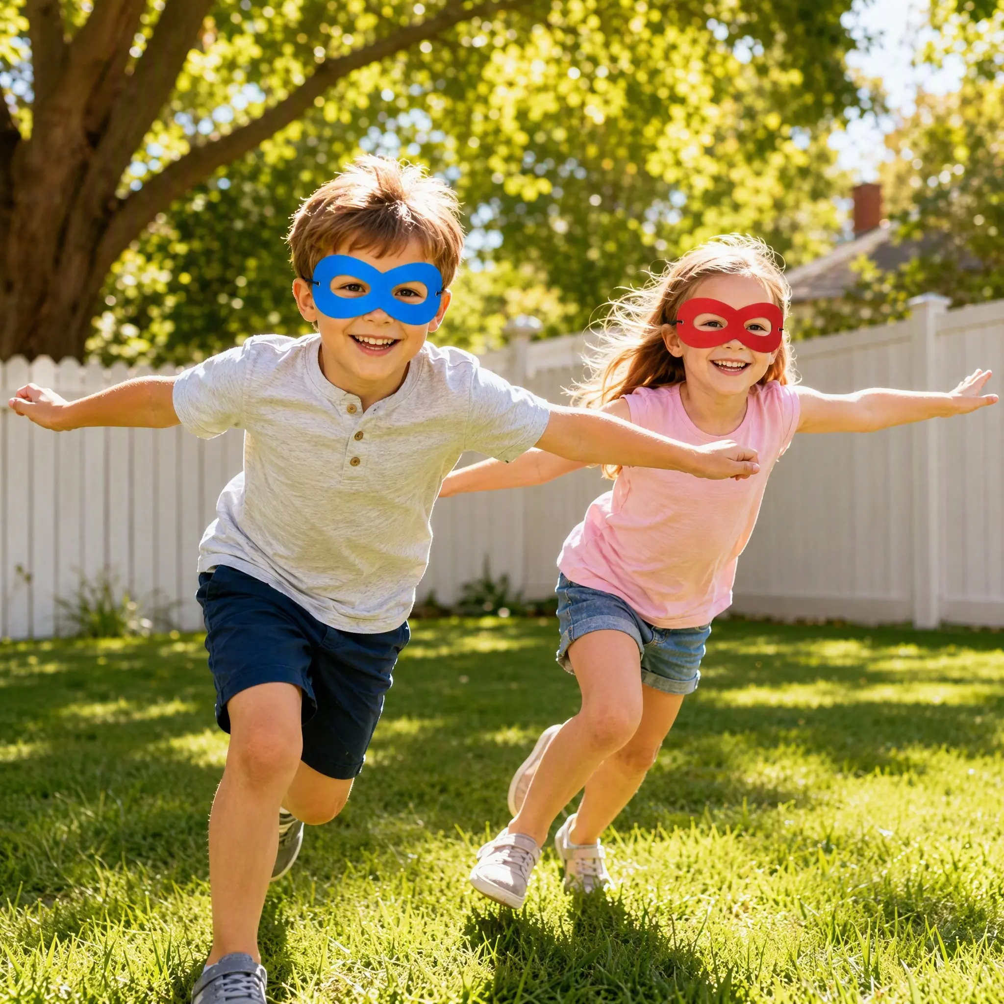 36Pcs Kids Superhero Masks Breathable Fabric Adjustable Elastic Straps Comfortable Fit Cosplay Birthday Party Dress Up Costume