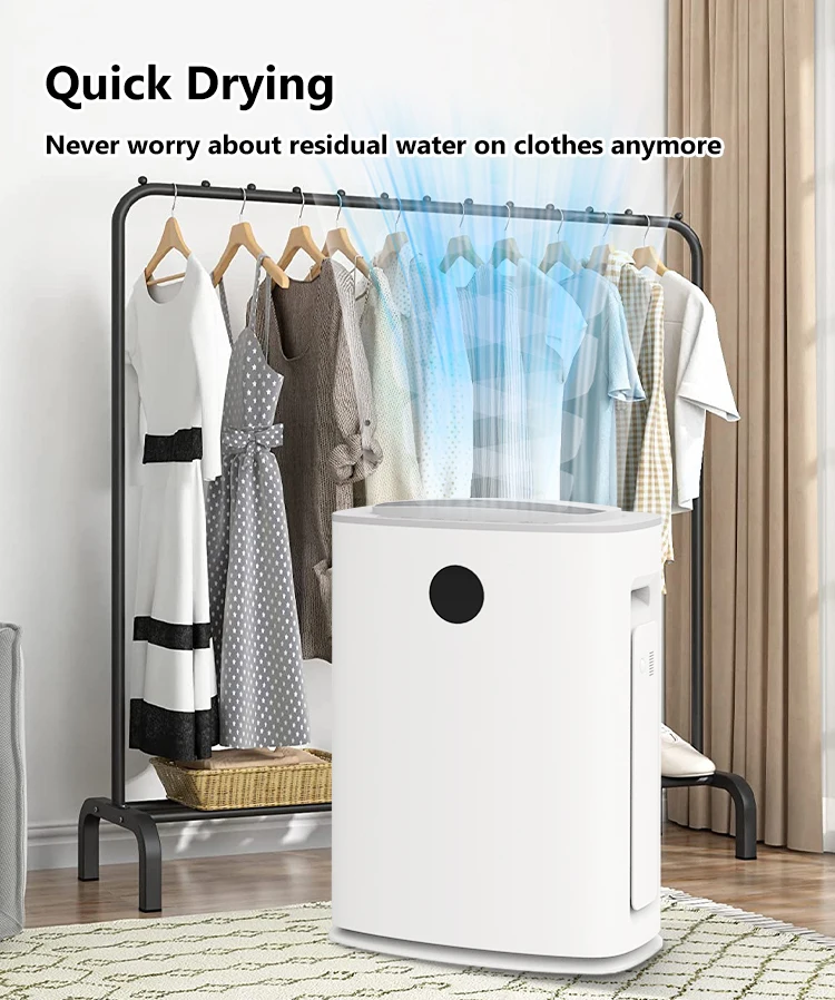 Evaporation Condensing Dehumidifier Without Compressor Air Purifier 2 in 1 for Home Office