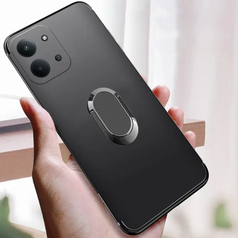 

Auroras For Redmi 15C 15 5G Case Magnetic Ring Ultra-Thin Matte Shockproof Silicone Shell For Redmi 15C 15 5G Back Cover