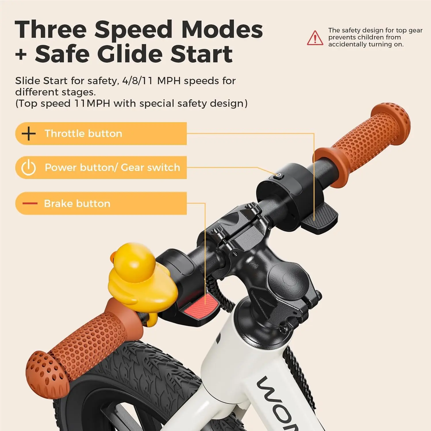 Electric Balance Bike for Kids, Kids Balance Bike for KidsAges 3-5,150W Toddler Balance Bikes with12 inch Pneumatic Tire, Adjust