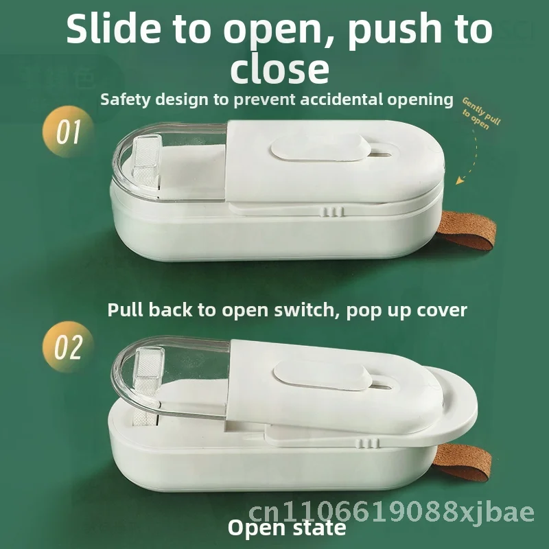 

Мини-бытовая машина для запечатывания пакетов для пищевых закусок, пластиковый упаковщик на батарейках, черный, белый цвет, синий, современный минималистский стиль