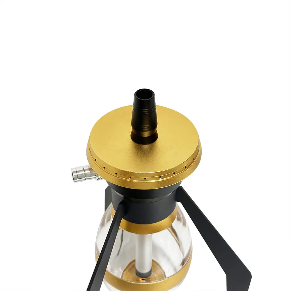 Gold Spider Hookah Shisha Set Sheesha Narguile Chicha Cachimbas Accessories With Led Light