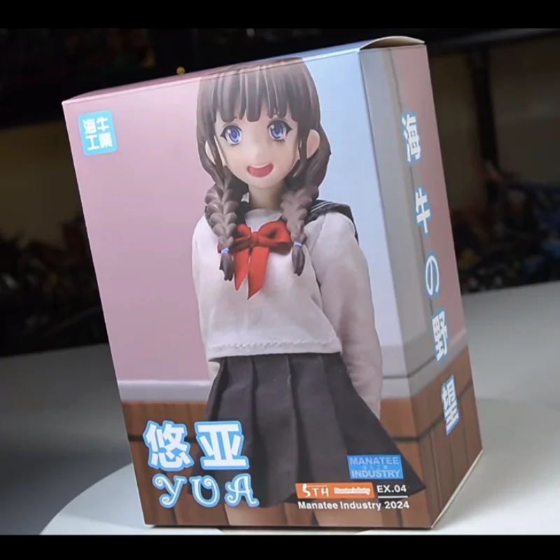 

Manatee Industry 5th Anniversary 1/12 Scale Cute Mobile Suit Girl Action Figure in School Uniform 13.2cm Collectible Soldier Toy