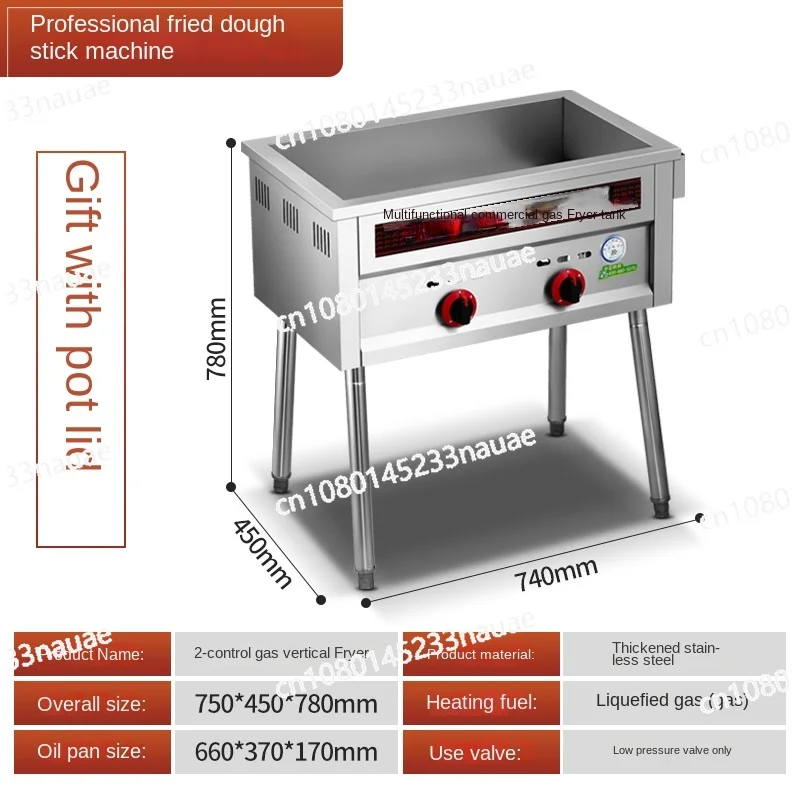 Fried fritters special pot stall commercial night market gas fryer fried string furnace potato tower