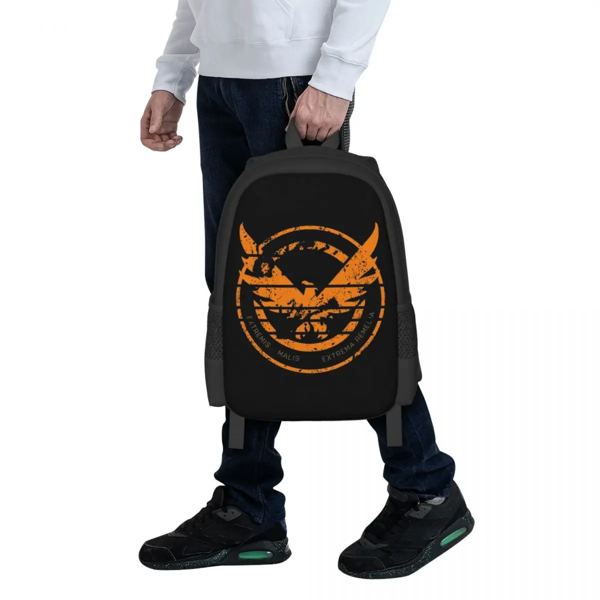The Division 2 Shd Student Backpack School Bag Hiking Travel Daypack for Men Women Fashion Bookbag Shoulder Bags