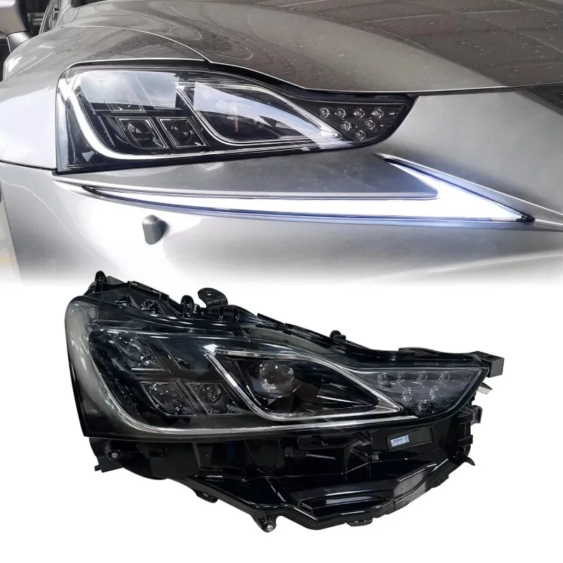 HCMOTIONZ Factory Assembly LED Headlights High Quality Plug Play Front Lights for 2017-2020 IS250 300h 350 F Models