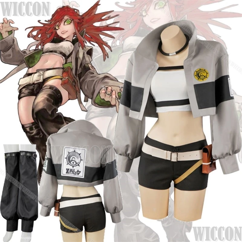 

Riyo Reaper, новое аниме Gachiakuta, сексуальное праздничное платье для девочек, пальто, шорты, носки, женский карнавальный наряд на Хэллоуин, индивидуальный наряд