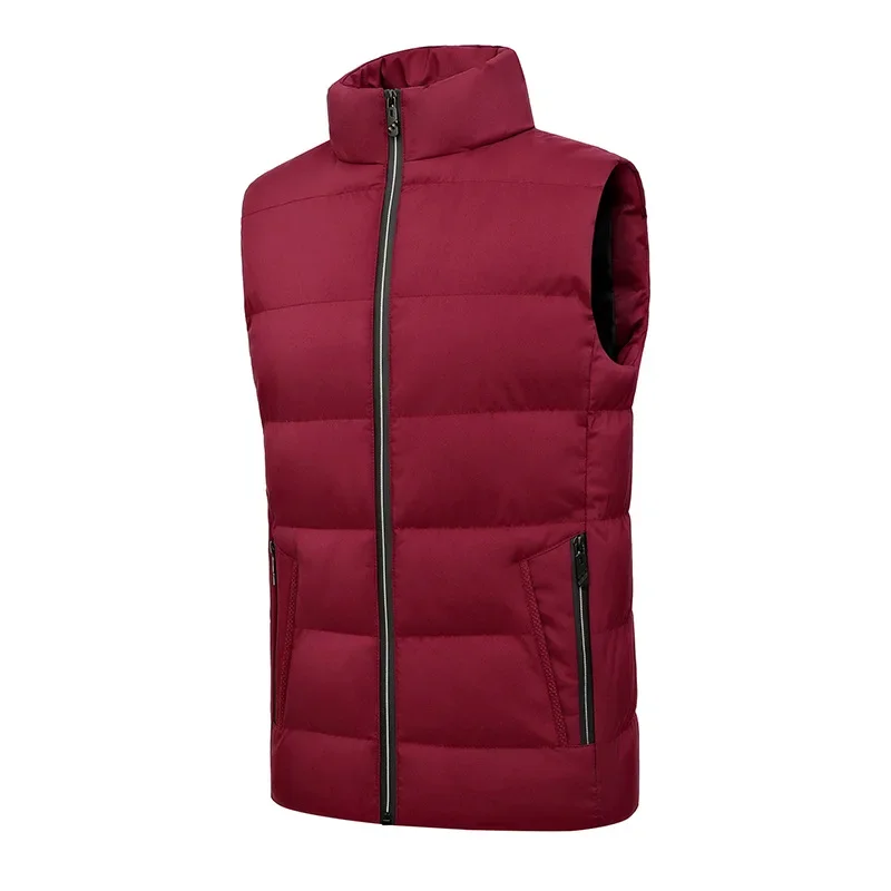

Vests Winter Men New Arrived Mens Winter Vests Cotton Vest Men's Sleeveless Jacket Warm Overcoats Male Casual Waistcoat