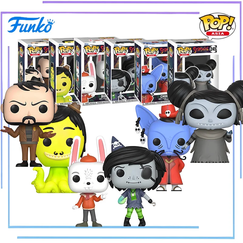 

Genuine Edition FUNKO POP Asia The Horrifying Girl Alki Anime Character Action Desktop in-vehicle Decoration Collectible Model
