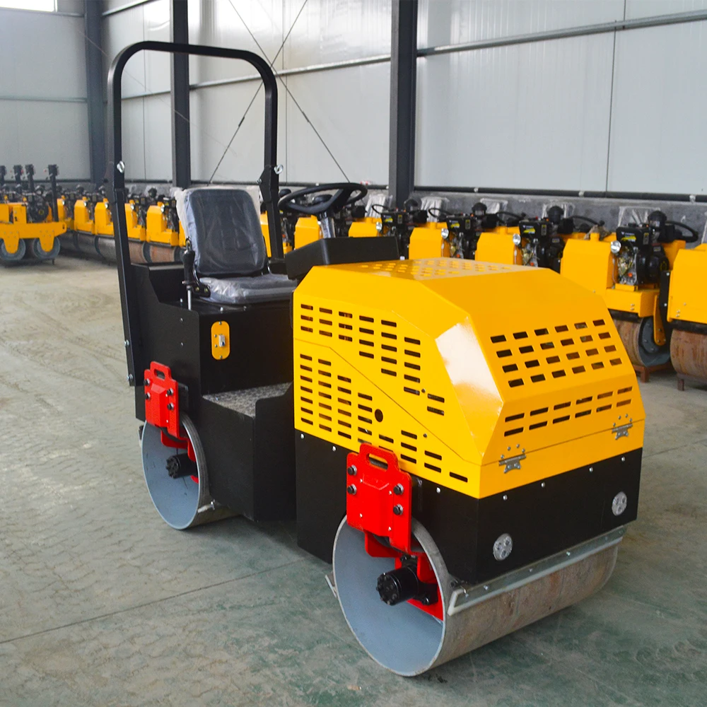 Vibrating Road Roller Water Cooled Diesel Engine Vibratory Road Roller for Construction Asphalt Road Roller Machine