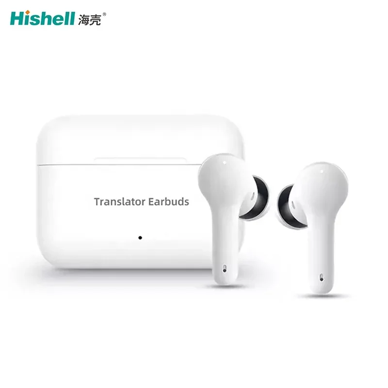 Fashion Mini Wireless Dual Earbuds In Ear Translation Headset  Noise Cancel Sport Translation Earphone