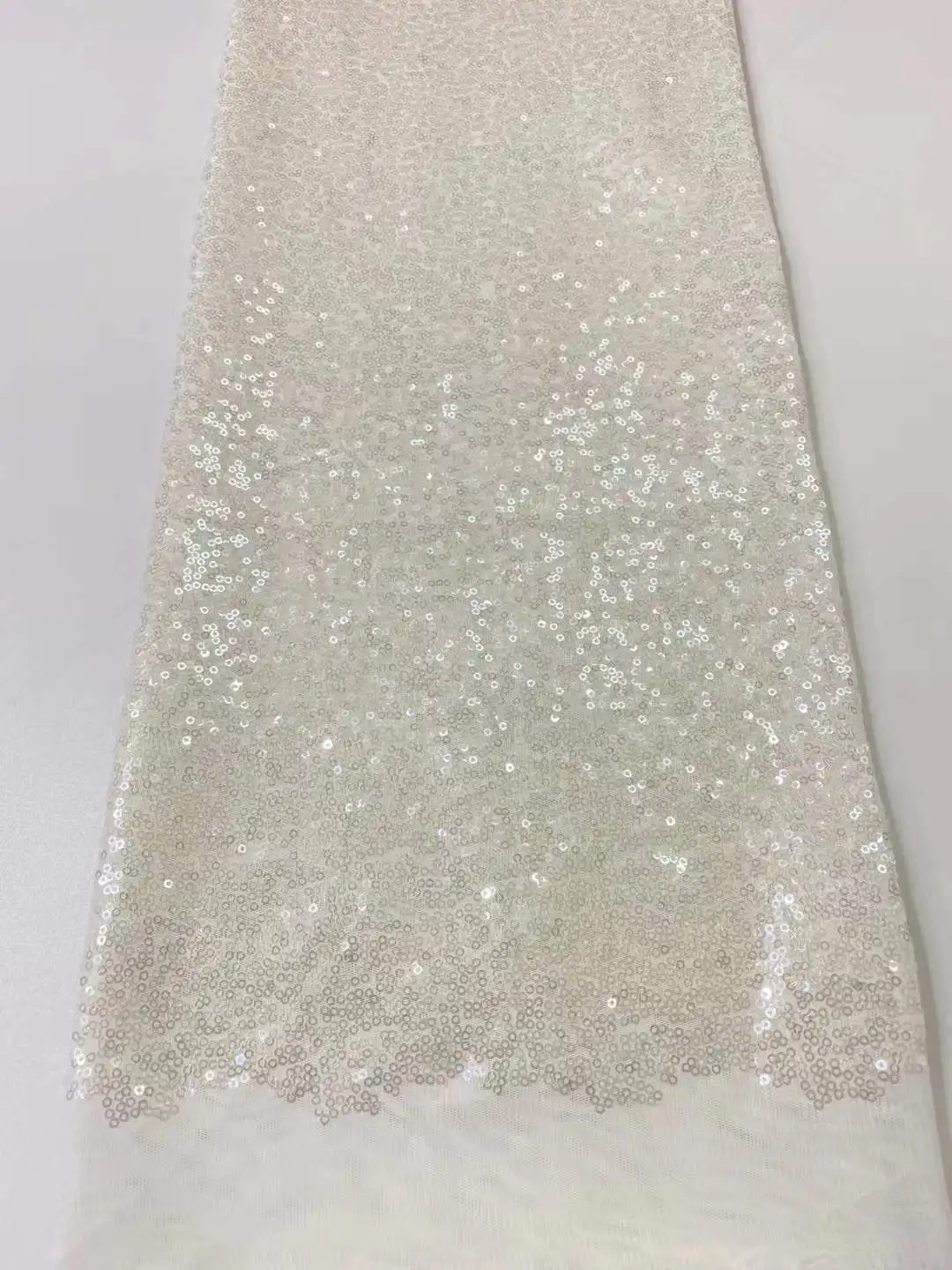 

5 Yards Color 1 Cream Mesh wedding London African Best Embroidery Tulle Lace Fabric for Occasion /Sawing Bridal Dress