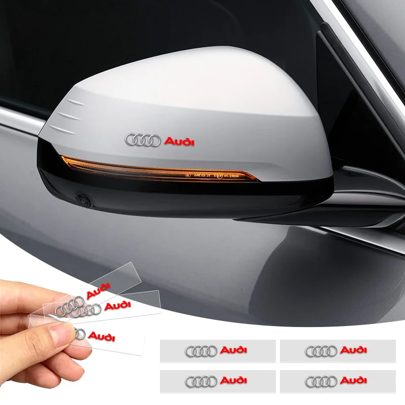 Picture 5: 5/10pcs Car Interior Sticker Central control Decals Emblem Badge Waterproof For Audi Sline TT RS A4 B7 B8 B9 A3 8L A5 A6 C6 A8