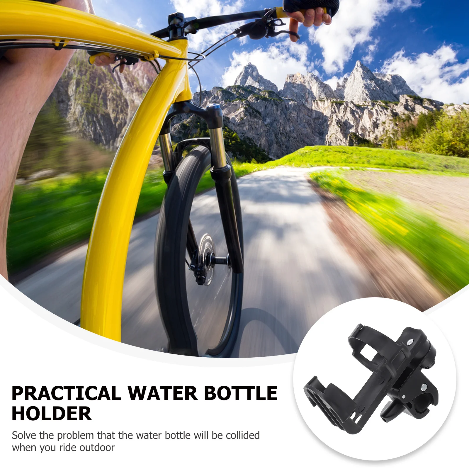 Cycling Water Bottle Rack Durable Stable Bike Bottle Holder Plastic Kettle Holder Outdoor Use Plastic Kettle Rack