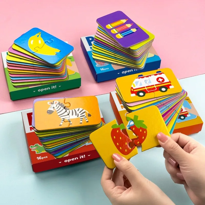 Montessori Cards Educational Toys Book for Children Learning Educational Puzzles Develop Cognitive Games for Babies Kids Book