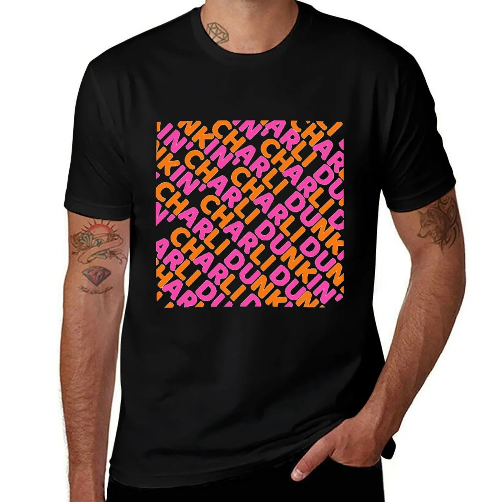 Charli Dunkin T-Shirt Fitness Quick Dry Short Sleeve Top T-Shirt