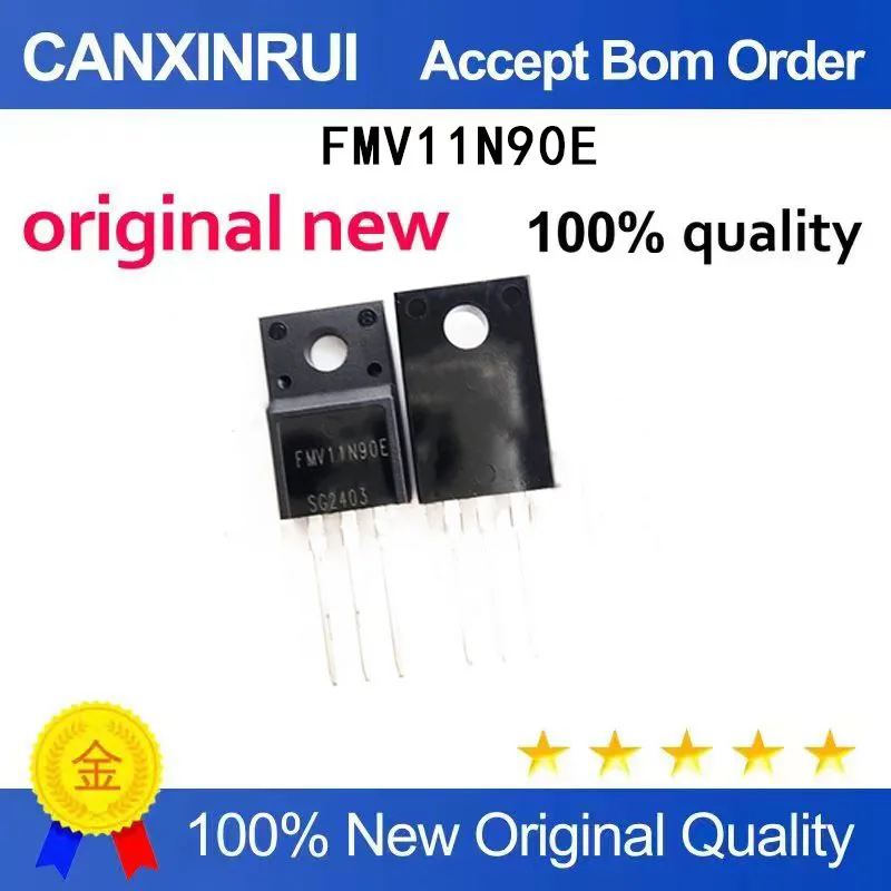 (5-100 Pieces)New FMV11N90E 11N90E TO-220F MOSFET 11A 900V chip IC
