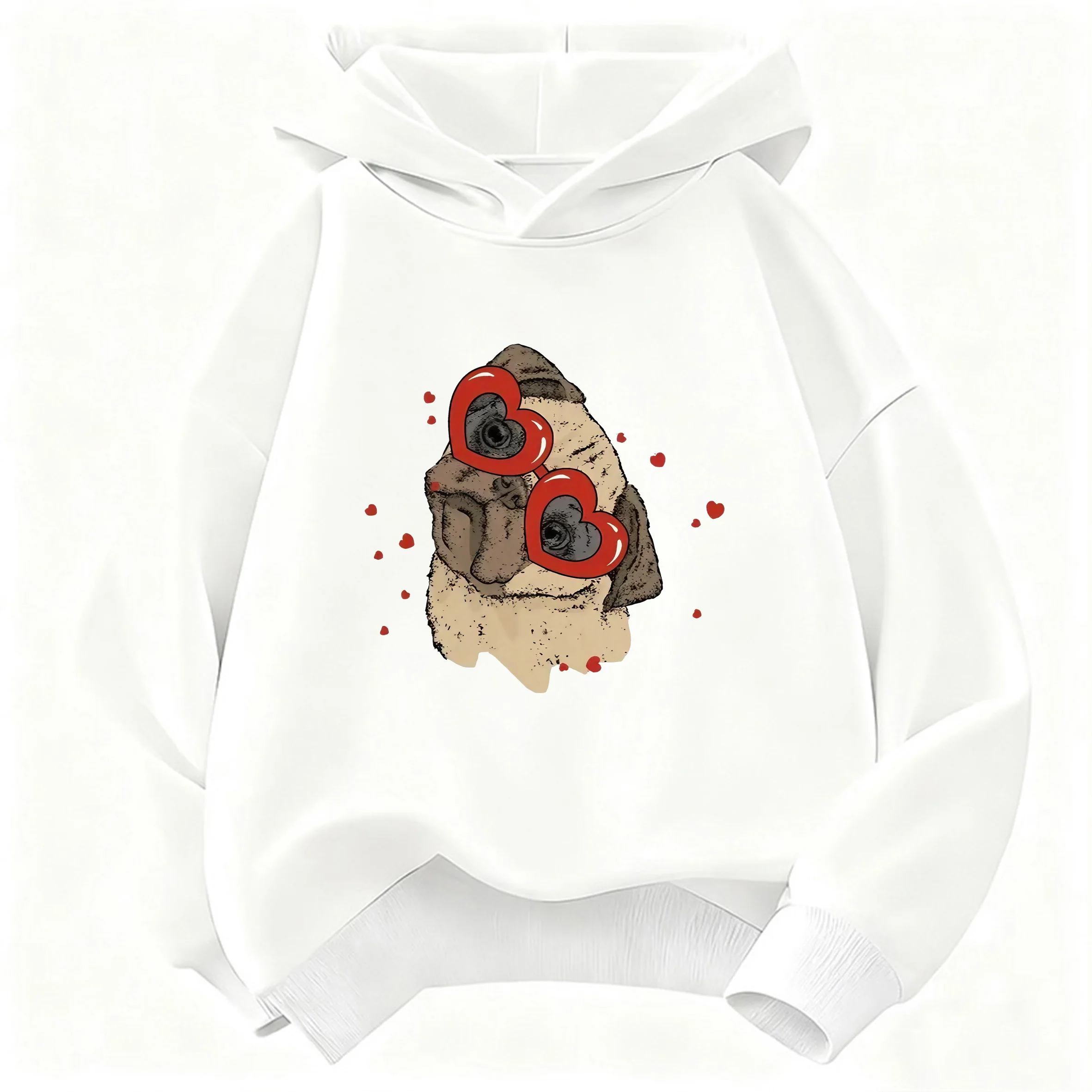 Hip Hop Meme Dog Kinder-Kapuzenpullover, süßer Harajuku-Kapuzenpullover für Jungen und Mädchen, Frühlings-Freizeit-Hoodies