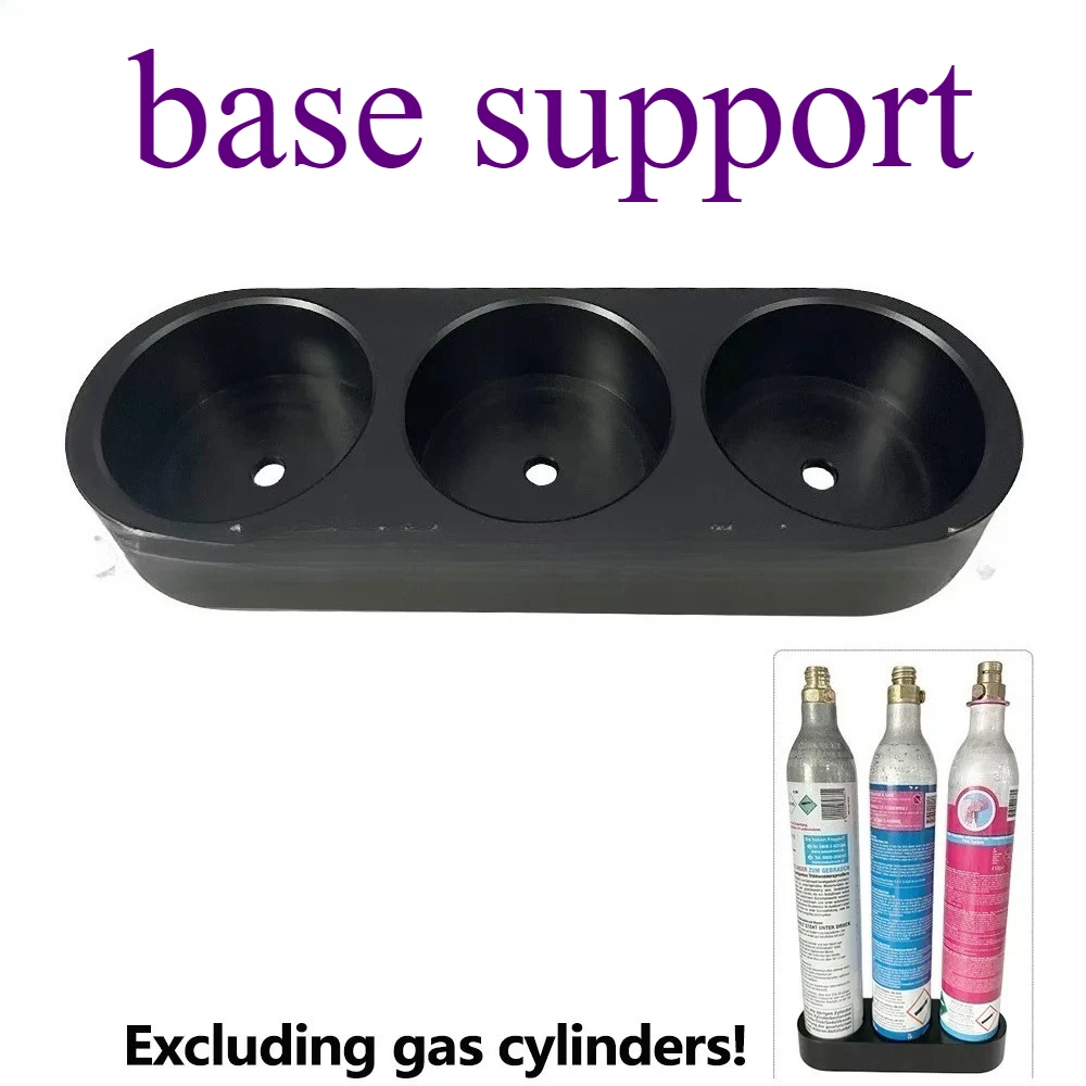 

‌Sturdy CO2 Tank Stand Base - Compatible with 60mm Sodastream Gas Bottles, Space Saver for Home Carbonation Station & Bar Use