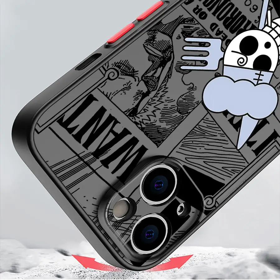 Case for iPhone 11 15 Plus 12 13 Mini 17 16 Pro Max 14 17 Air XS 16e Back Phone Cover Ones Pieces Anime