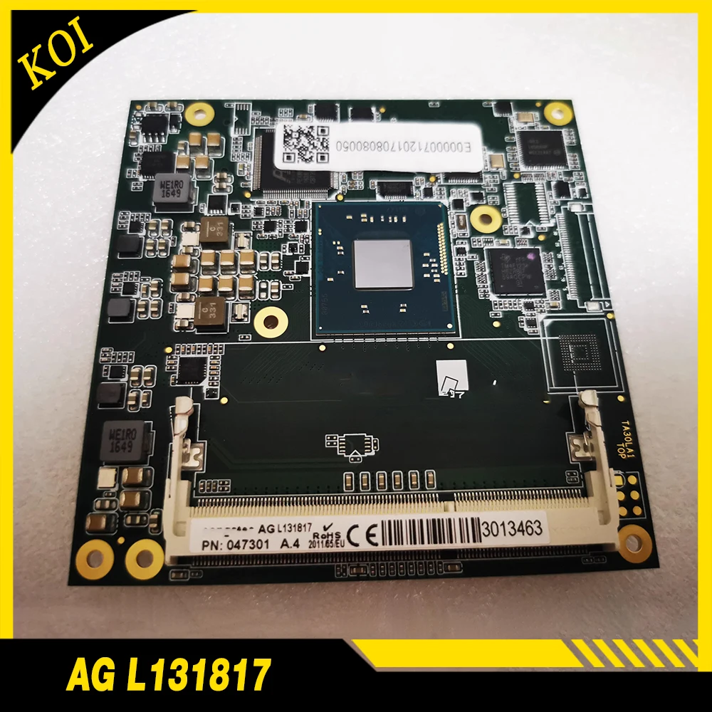 

AG L131817 For congatec Original Industrial Control Motherboard PN:047301 A.4