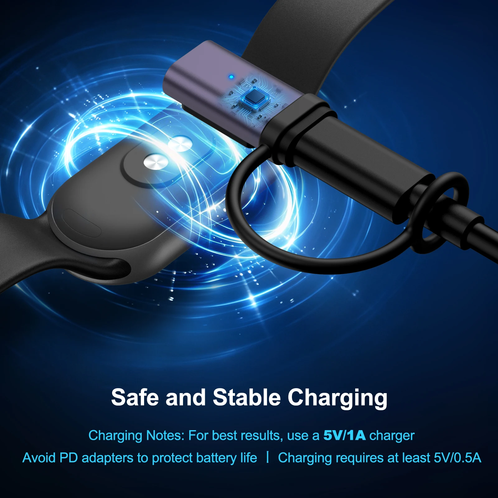 Type C Charging Adapter For Xiaomi Band 10 9 8 NFC/8 9 Pro/8 9 Active/Redmi Watch 6 5 Active 4/6 5 3 Lite/Redmi Band 3 Converter