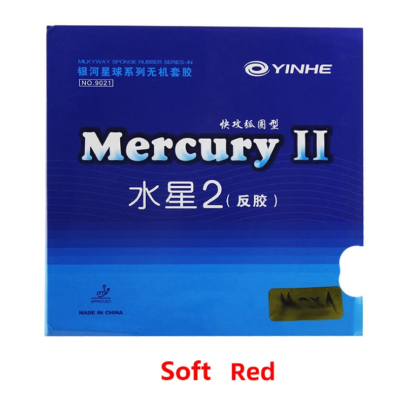 YINHE Mercury II Tafeltennisrubber Galaxy Pips-In Origineel YINHE MERCURY 2 Ping Pong Rubber Spin en Controle