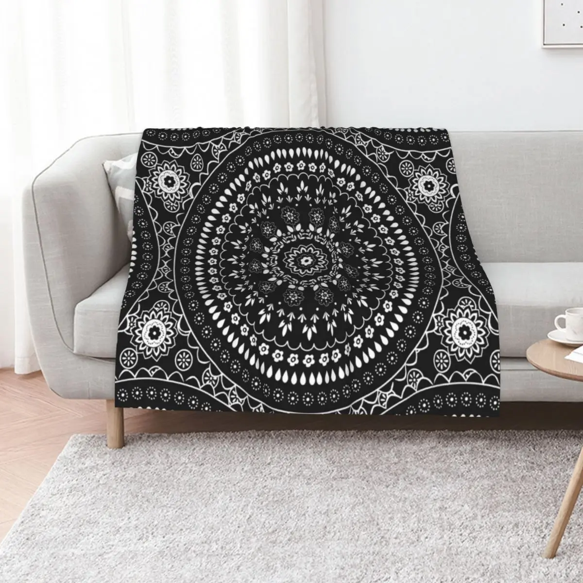 

Vera Bradley Dark Throw Blanket Easy Care Comfortable Blanket for Couch