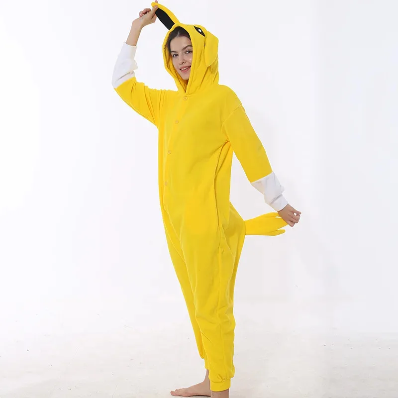 Donne Kigurumi Pigiama Adulti Tutina Umbreon Costume Cosplay Eevee Homewear Cartoon Sleepwear Natale Un Pezzo Pijama Onsie
