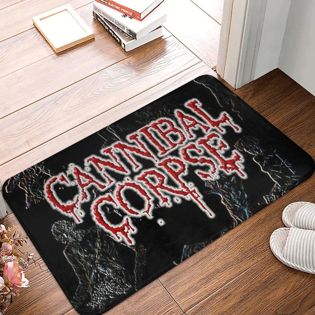 Cannibal Corpse Metal Skateboard Anti-slip Doormat Floor Mat Absorbent Mat Carpet Rug for Kitchen Entrance Home Footpad Mats