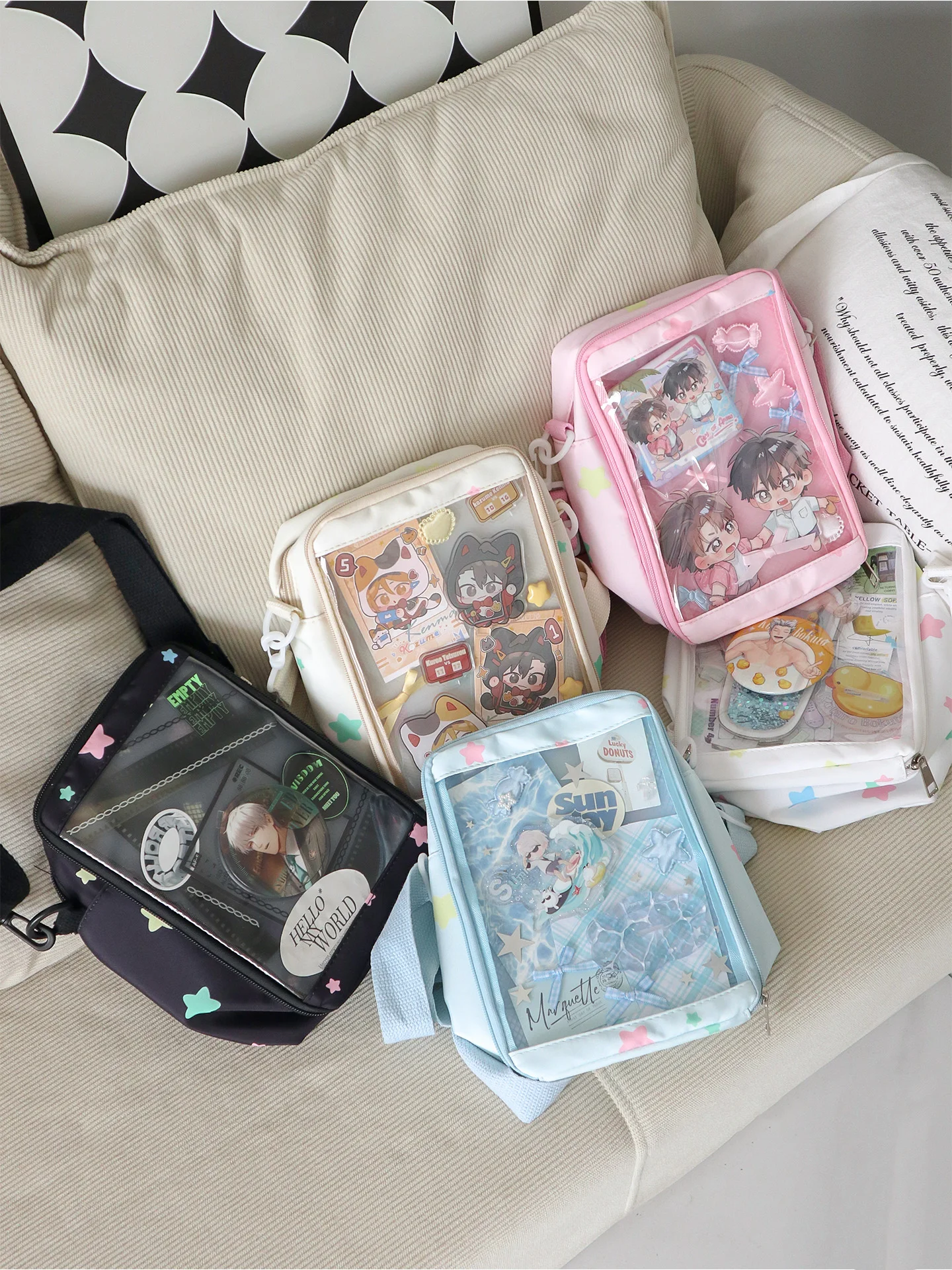 

Original sweet and versatile transparent bag woman mini bag shoulder bag women