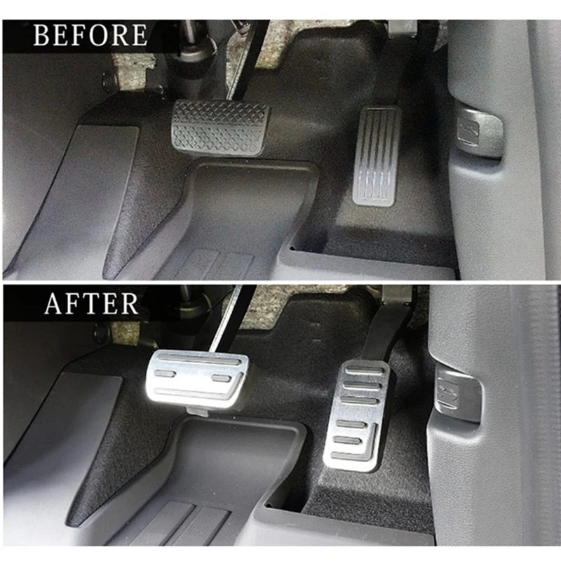 Untuk Honda N-BOX JF5 JF6 2023 2024 Aksesori Suku Cadang Pedal Kaki Sandaran Rem Akselerator Mobil Paduan Aluminium