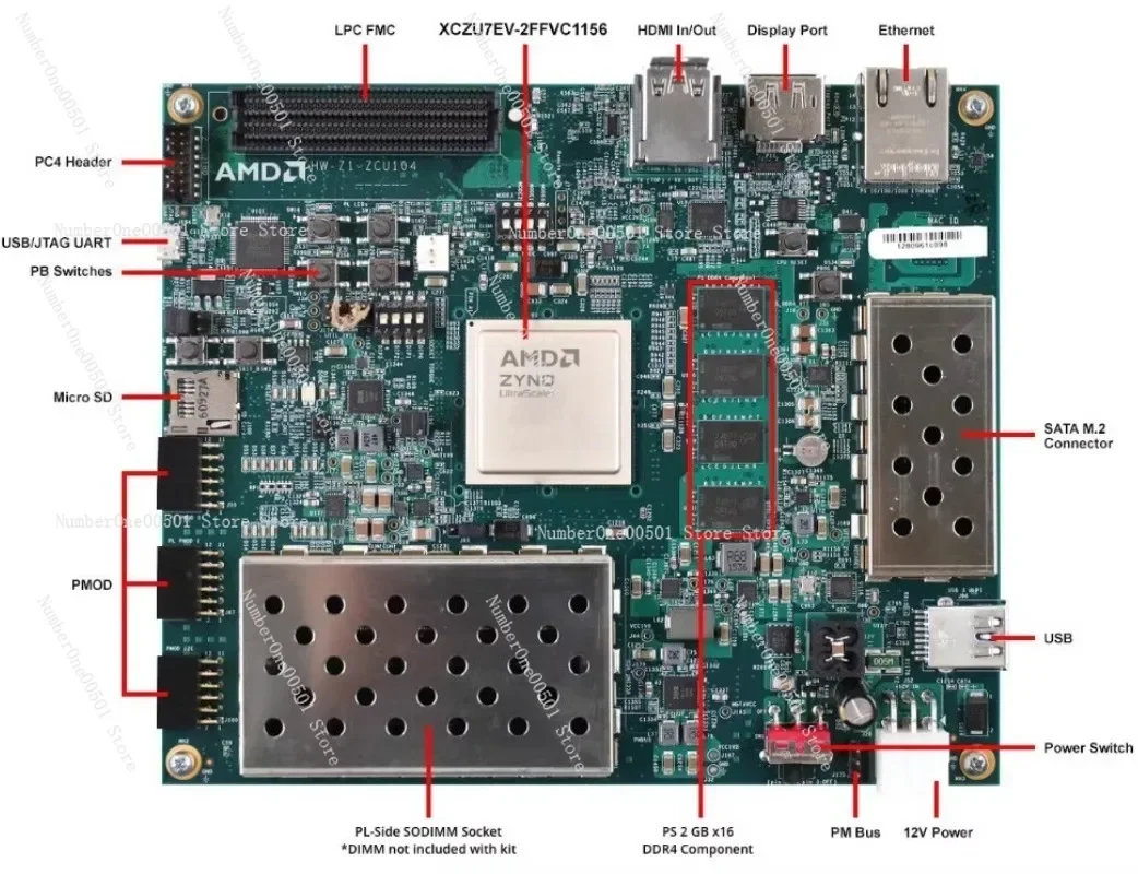 EK U1 ZCU104 G ED Development Board Programming Kit for Xilinx Zynq ZCU104 G FPGA