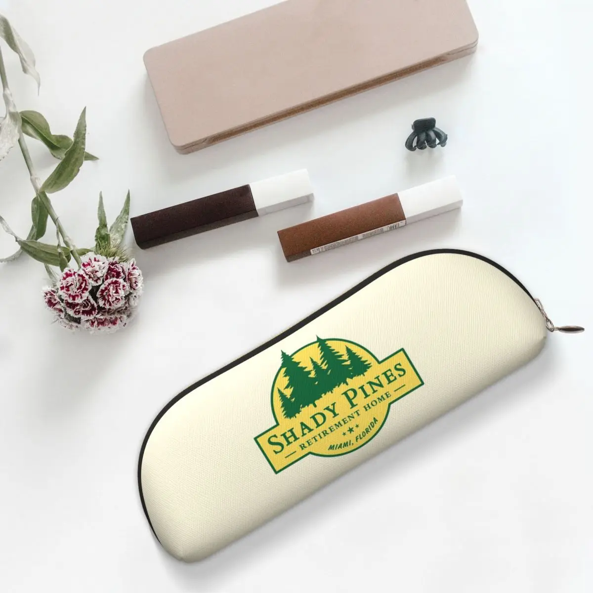 Shady Pines التقاعد المنزل الذهبي الفتيات مقلمة قلم رصاص الحقيبة تخزين لوازم مكتبية صندوق القلم حقيبة أقلام رصاص صبي فتاة