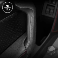 Turn Fur Suede Wrap For flocking Subaru BRZ Toyota 86 GT86 2013-2020 alcantara Door Pull Handle Gate ABS Refit Accessories