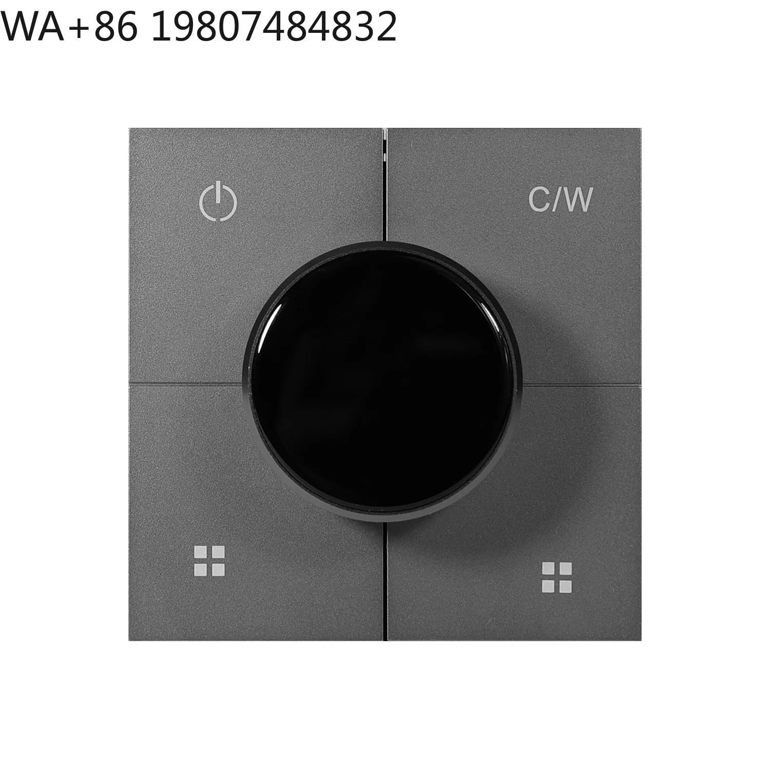 Modern Indoor WiFi Rotary Knob Smart Temp Regulator Touch Screen Alexa Voice App Remote Underfloor Warm Controller Home Hotel