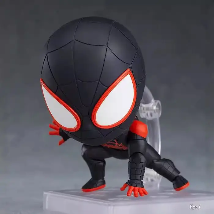 Neue 10 cm Spider-Man: Into The Spider-Verse Nendoroid -Dx Actionfigur Desktop-Ornament Geschenk für Freunde Auf Lager Großhandel