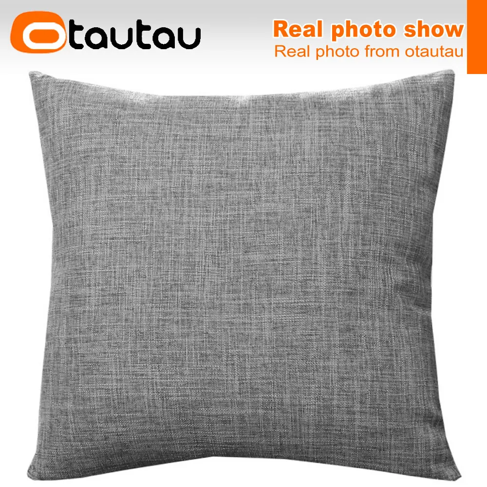 OTAUTAU Baumwoll-Leinen-Kissenbezug für Sofa, Bett, Kopfteil, Couch, Rückenlehne, Kissenbezug, langer Körper, Kissen, ZT2XMM1T – Detail 15
