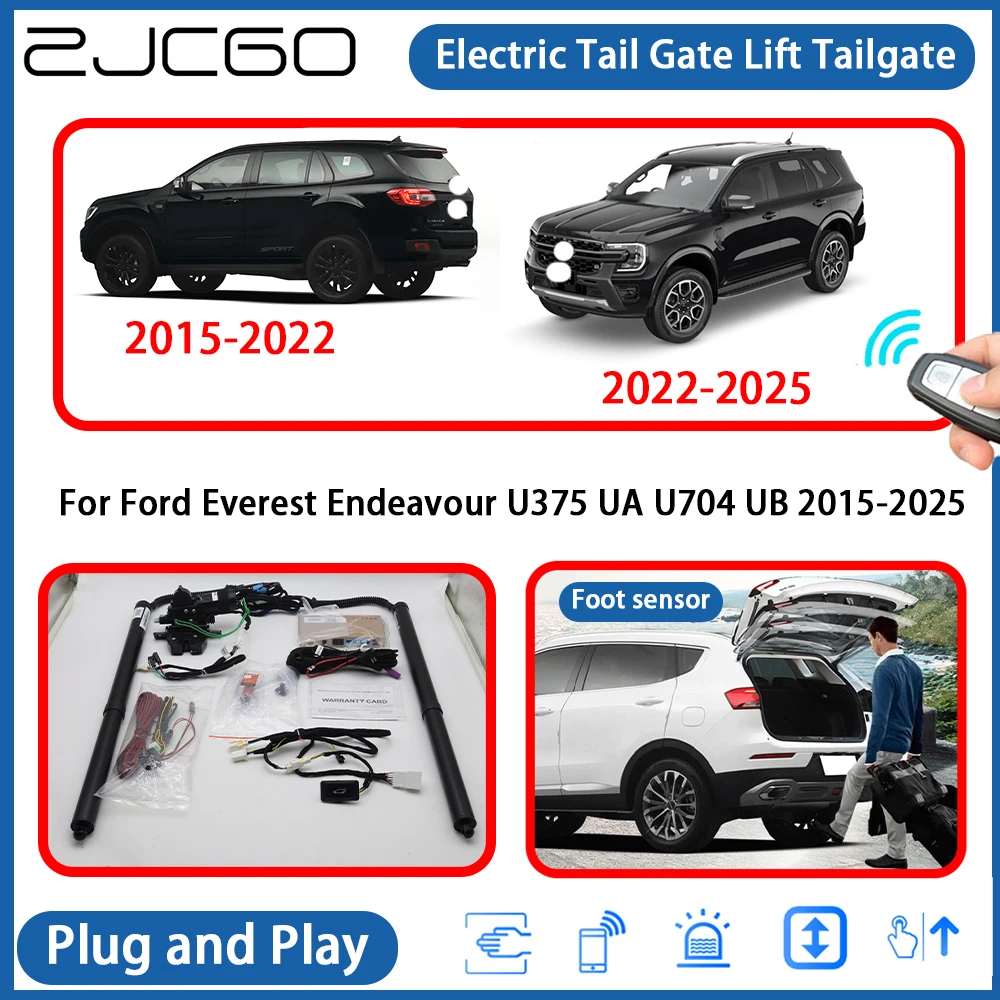 Voor Ford Everest Endeavour U375 UA U704 UB 2015-2025 Automatische Aangedreven Achterklep Power Achterklep Elektrische Tail Gate lift